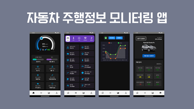 자동차 주행 정보 모니터링 앱